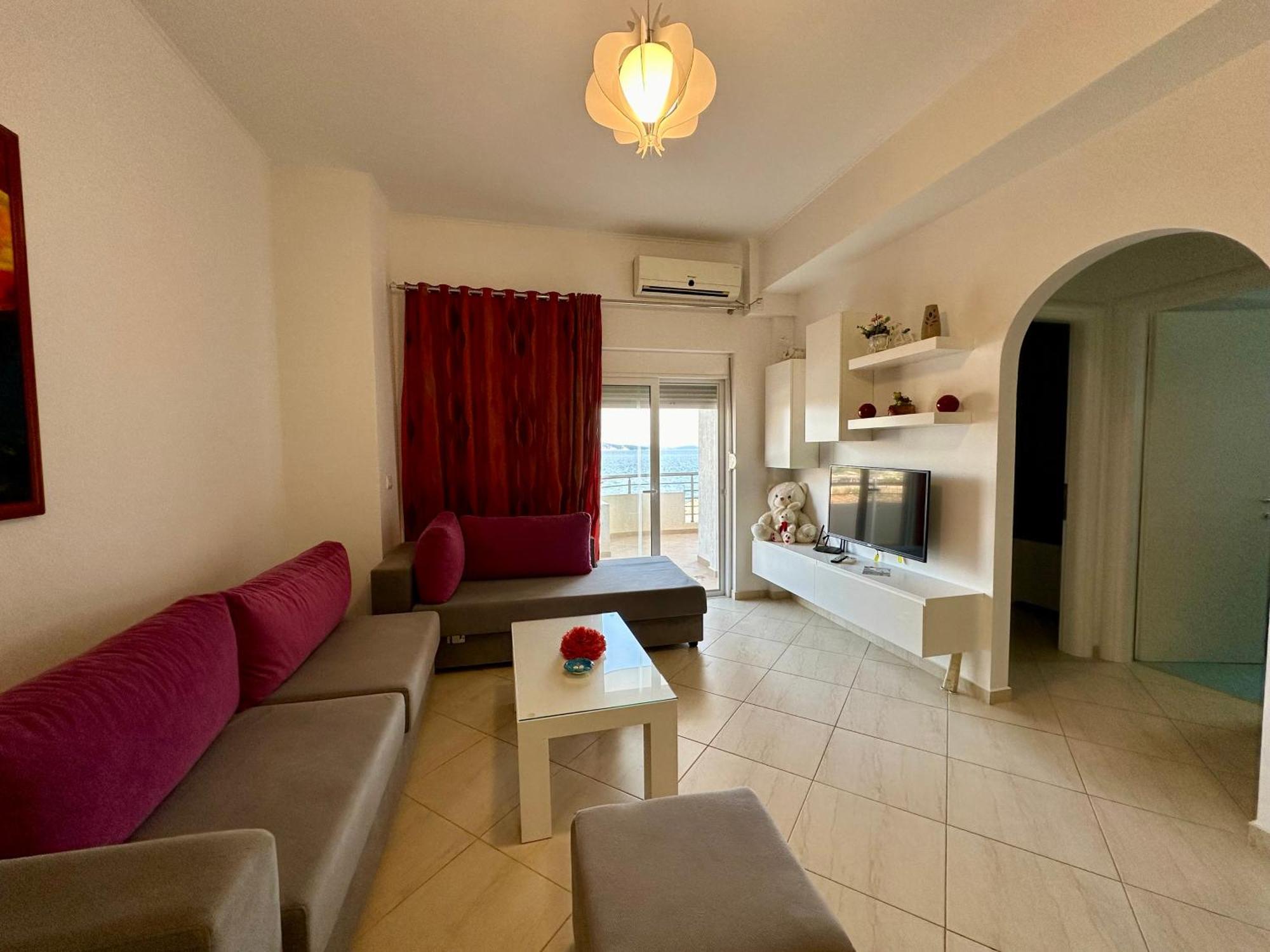 Aqua Apartments Seaview Sarandë Buitenkant foto